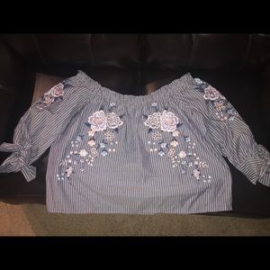 AE off the shoulder top 